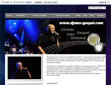 Tablet Screenshot of djams-gospel.com